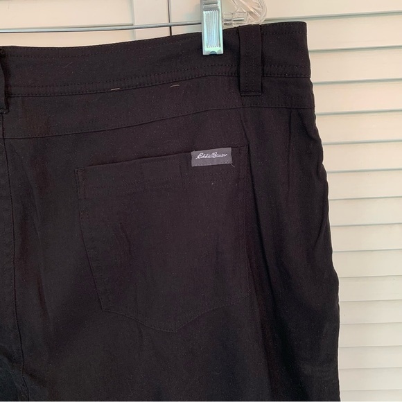 Eddie Bauer Men’s Pants 38x32 Black Fleece Lined Hiking Outdoor Cold Winter - Picture 9 of 14